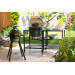 Pack Big Green Egg Large barbecue + convEGGtor + table modulaire + meuble d'extension + 8 roulettes