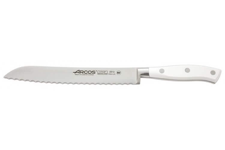 Couteau à pain forgé lame 20cm Riviera White Arcos