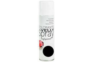 Spray alimentaire Velly effet velours 250ml - Noir