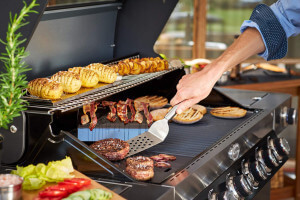 Spatule coudée à burger Rösle en acier inoxydable 18/10