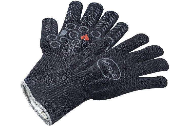 Paire de gants premium Rösle pour le barbecue - Anti chaleur et brûlures