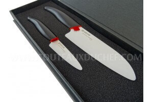 Coffret cadeau KYOCERA 2 couteaux céramique haut-de-gamme