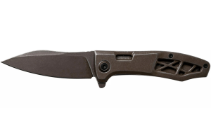 Couteau pliant Kershaw Boilermaker KS.3475 manche tout en acier marron 10,8cm