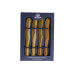 Set de 4 tartineurs courbes Bérard fait main en olivier 17,5cm