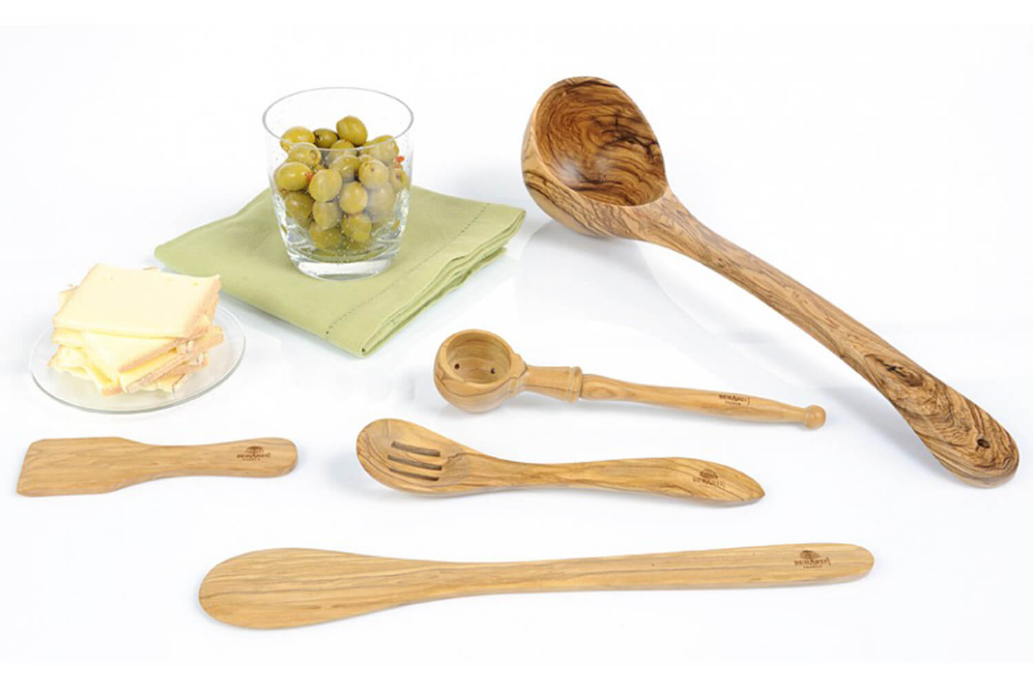 Bérard spatulette pour raclette en bois d'olivier
