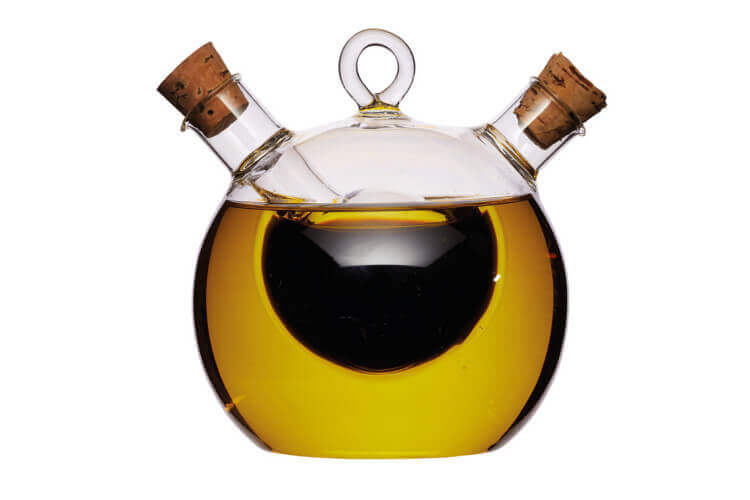 Bouteille huilier vinaigrier ronde 2 en 1 KitchenCraft