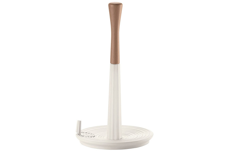 Porte essuie-tout blanc r&eacute;glable Guzzini Tierra en bouteilles recycl&eacute;es