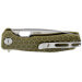 Couteau pliant Honey Badger Flipper Small 01HO010 manche nylon / fibres de verre vert kaki 9,4cm