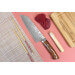 Couteau bunka japonais Takeshi Saji R2 Damas Mosaïque 18cm