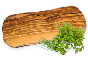 Planche à découper Bérard Vague collection Rustique faite main en olivier 35x20cm