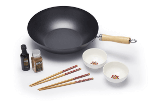 Coffret cadeau wok Kitchen Craft World of Flavours