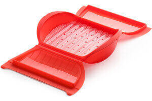 Coffret vapeur Lékué rouge avec filtre