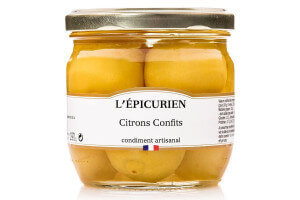 Citrons confits artisanaux L'Épicurien fabriqués en France 190g