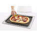Tapis à pizza Lékué 30x40cm en silicone Platinum marron