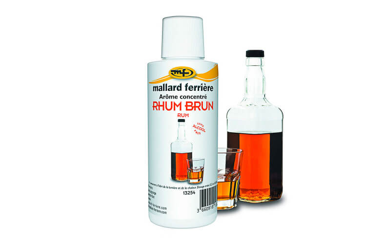 Arome rhum brun professionnel concentr 125ml