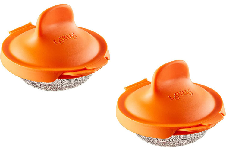 Lot de 2 ustensiles L&eacute;ku&eacute; pour la cuisson des &oelig;ufs poch&eacute;s