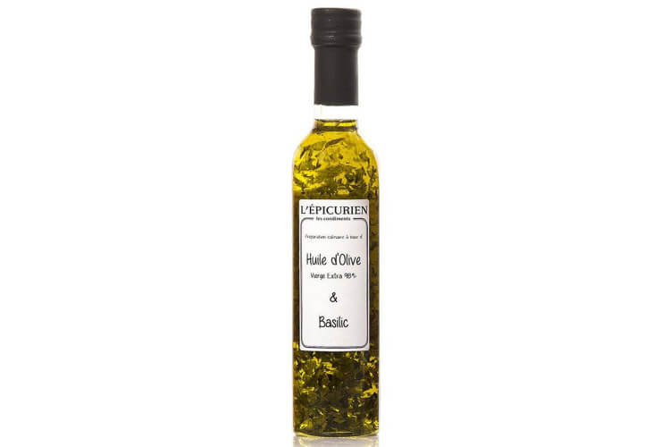 Huile d'Olive Vierge Extra 98% & Basilic L'Épicurien 25cl
