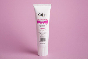 Colorant alimentaire tube gel rose 100g
