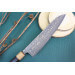 Couteau de chef japonais artisanal Takeshi Saji VG10 Rainbow 24cm