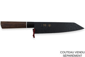 Protège-lame Kanetsugu Saya en bois de magnolia pour couteau universel Zuiun