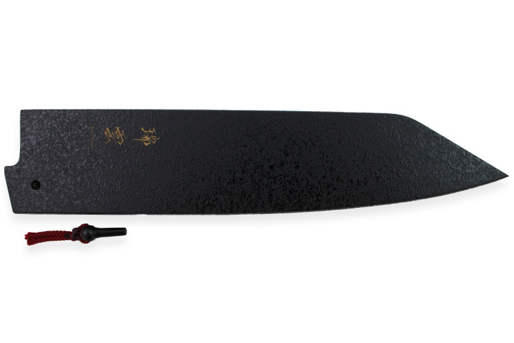 Protège-lame Kanetsugu Saya en bois de magnolia pour couteau de chef Kiritsuke Zuiun