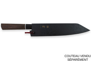 Protège-lame Kanetsugu Saya en bois de magnolia pour couteau de chef Kiritsuke Zuiun