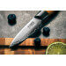 Couteau d'office Fukito Olive Damas 14Cr 9cm