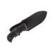 Couteau Muela Bisonte 9305 lame 11cm manche en gomme noir + étui en cuir
