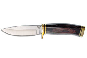 Couteau Buck 192 Vanguard 0192BRS lame 10,8cm manche bois de noyer + étui cuir