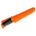 Couteau Mora Companion 11824 lame inox 10,4cm manche caoutchouc noir/orange + étui