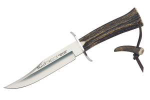 Couteau Muela Gredos 9219 lame en inox 16cm manche bois de cerf + étui en cuir