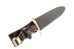 Couteau Muela Bowie 9213 lame en inox 26cm manche en stamina wood + étui en cuir