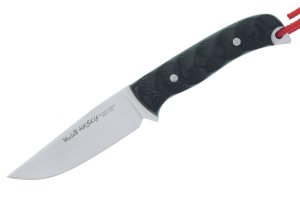 Couteau Muela Husky 9307 lame en inox 10cm manche en micarta gris + étui en cuir