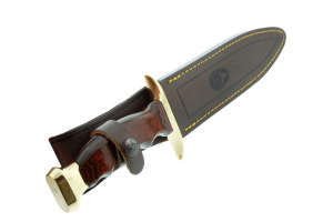 Couteau Muela Bowie 9259 lame 19cm manche stamina wood + étui en cuir