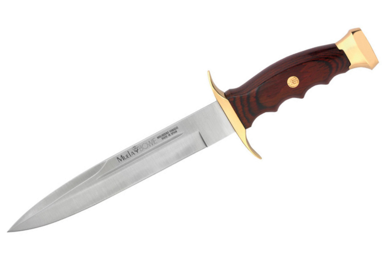 Couteau Muela Bowie 9259 lame 19cm manche stamina wood + étui en cuir