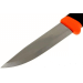 Couteau Mora Companion Heavy Duty F 12211 lame carbone 10,4cm manche caoutchouc noir/orange + étui