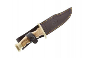 Couteau Muela Bowie 9271 lame en inox 16cm manche en bois d'olivier + étui en cuir