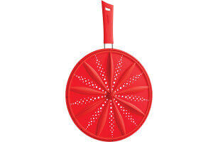 Couvercle anti éclaboussures Mastrad 28cm rouge en silicone