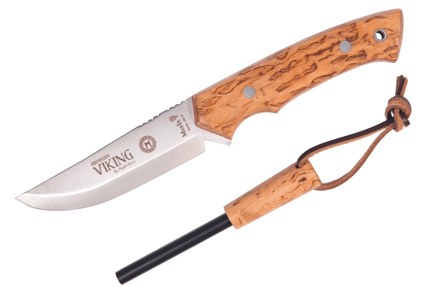 Muela Viking 9321 - Couteau avec firesteel et étui