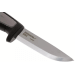 Couteau Mora Pro Robust 12249 lame carbone 9,1cm manche caoutchouc gris + étui