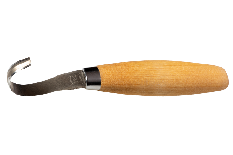 Couteau &agrave; sculpter Mora 162 double tranchant 13446 lame inox 5,5cm manche bouleau