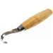 Couteau à sculpter Mora 162 double tranchant 13446 lame inox 5,5cm manche bouleau