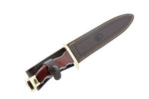 Couteau Muela Chevreuil 9313 lame en inox 22cm manche en Stamina + étui en cuir