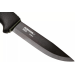 Couteau Mora Bushcraft Survival 11742 lame noire carbone 10,9cm manche caoutchouc noir avec allume feu + étui