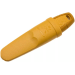Petit couteau de poche Mora Eldris 12632 lame inox 5,9cm manche caoutchouc jaune avec allume-feu + étui