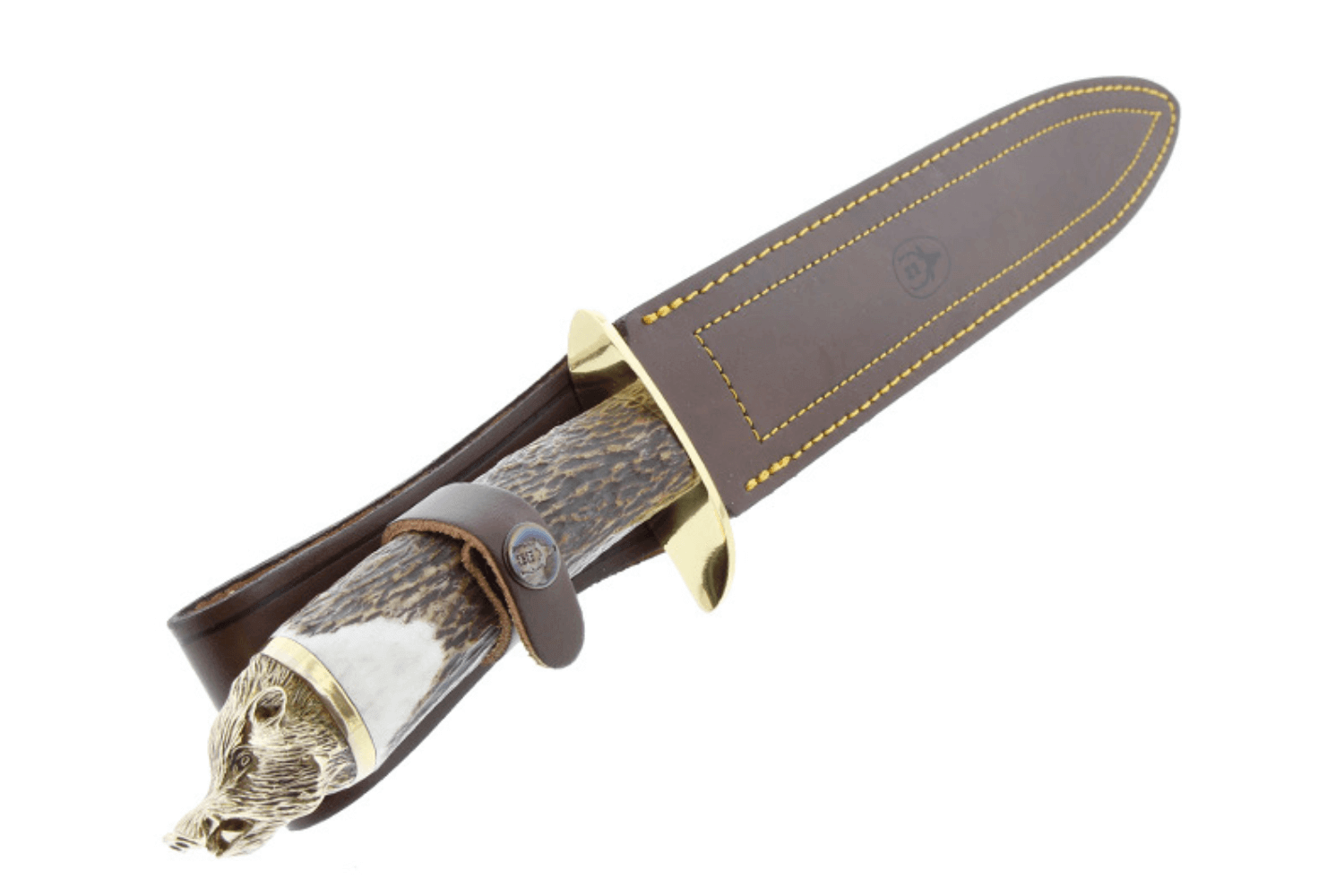 Puma - Couteau Skinmaster avec Manche en Bois de Cerf - 11 6010 - COLLECTION PRIVÉE - Couteau de Chasse Vintage