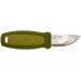 Couteau de poche Mora Eldris 12651 lame inox 5,9cm manche caoutchouc vert + étui