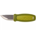 Couteau de poche Mora Eldris 12651 lame inox 5,9cm manche caoutchouc vert + étui