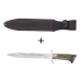 Couteau Muela Alcaraz 9206 lame en inox 26cm manche en bois de cerf + étui en cuir