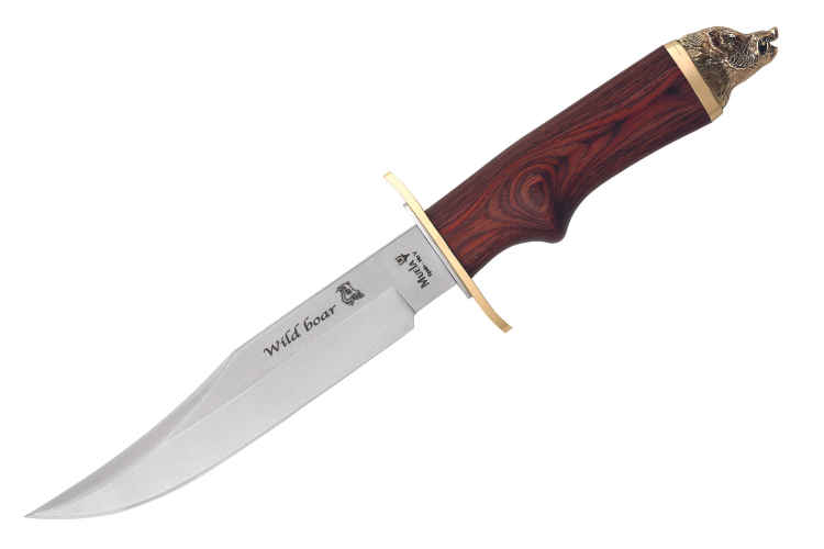 Couteau Muela Wildboar 9300 lame en inox 16cm manche en stamina + &eacute;tui en cuir et coffret